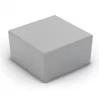 Weland Stål Plastlock utvändig 50x50 svart